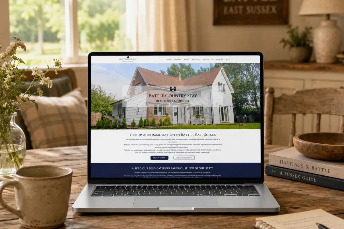 Battle Country Stay website homepage