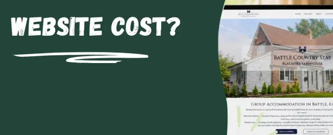 Small business website cost graphic by Kangaroo Connections, helping business owners understand website pricing, packages and payment options.